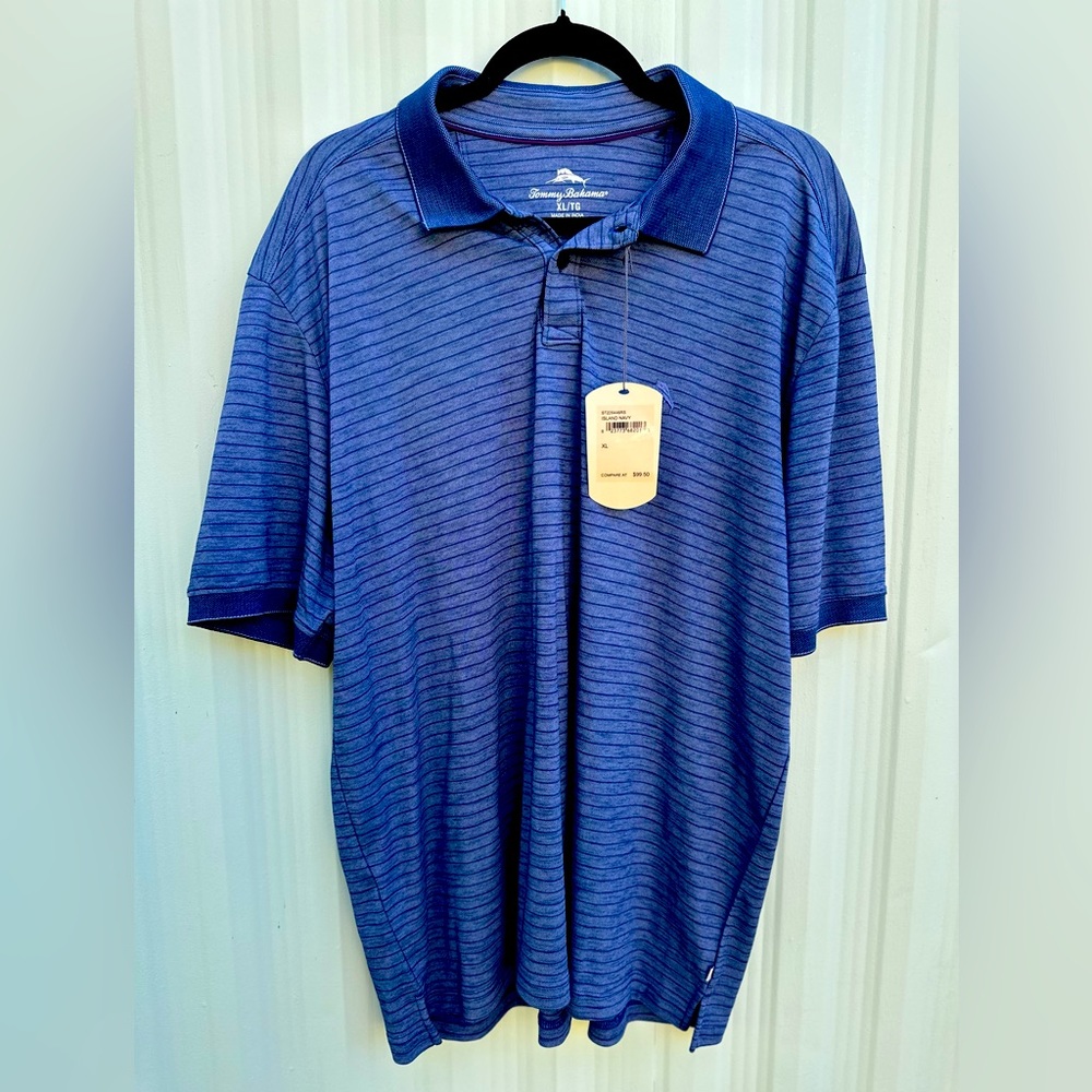 New Tommy Bahama Men’s Short Sleeve Short Size XL Island Navy